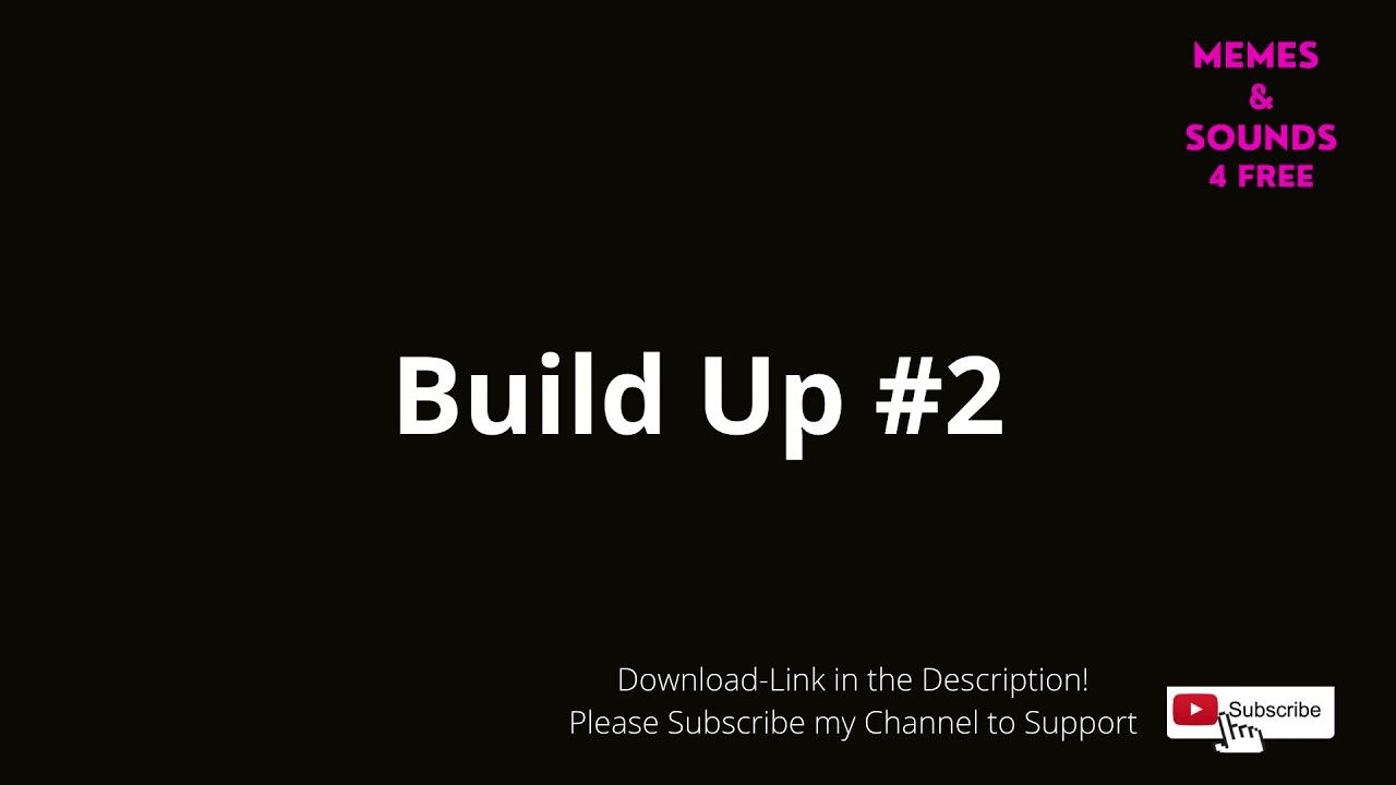 BUILD UP #2 SOUND EFFECT ( NO COPYRIGHT / FREE DOWNLOAD )