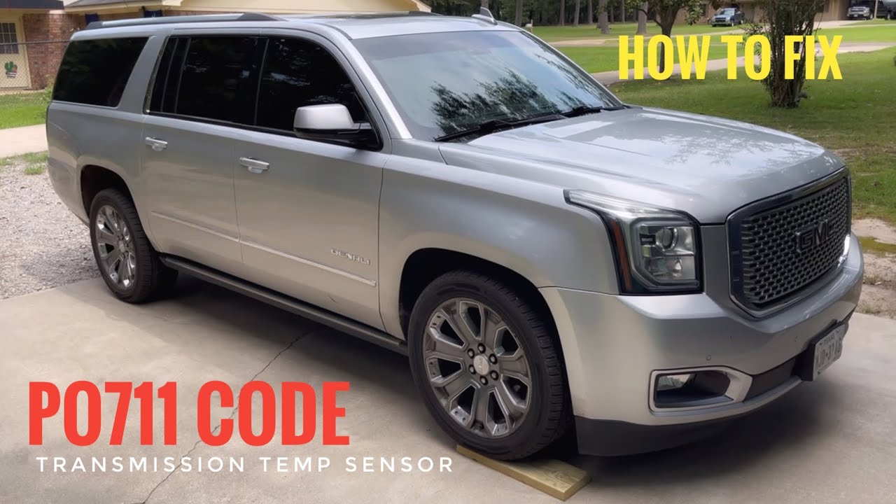 TRANSMISSION TEMPERATURE SENSOR REPLACEMENT How To PO711 Code GMC Yukon Denali 8 speed 8L90 Tahoe