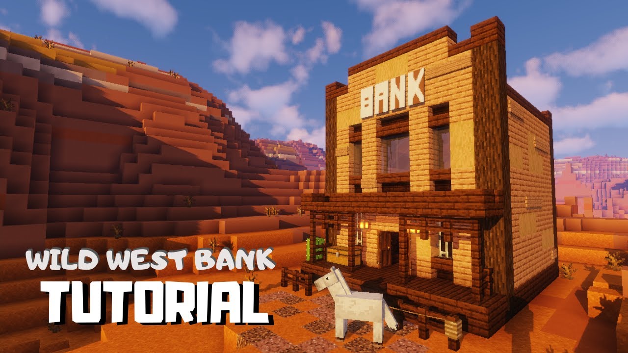 Minecraft: как построить банк в стиле Дикого Запада (урок)