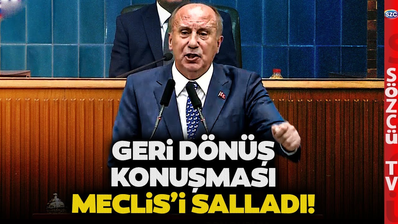 Muharrem İnce 'Baba Ocağı' CHP'ye Katıldı! Tarihi Geri Dönüşle Kürsüyü İnletti