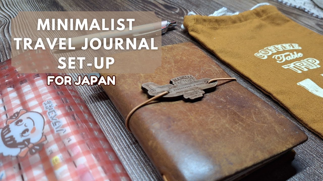 My Minimalist Travel Journal Setup for Japan ✈️🇯🇵 Traveler's Notebook Passport