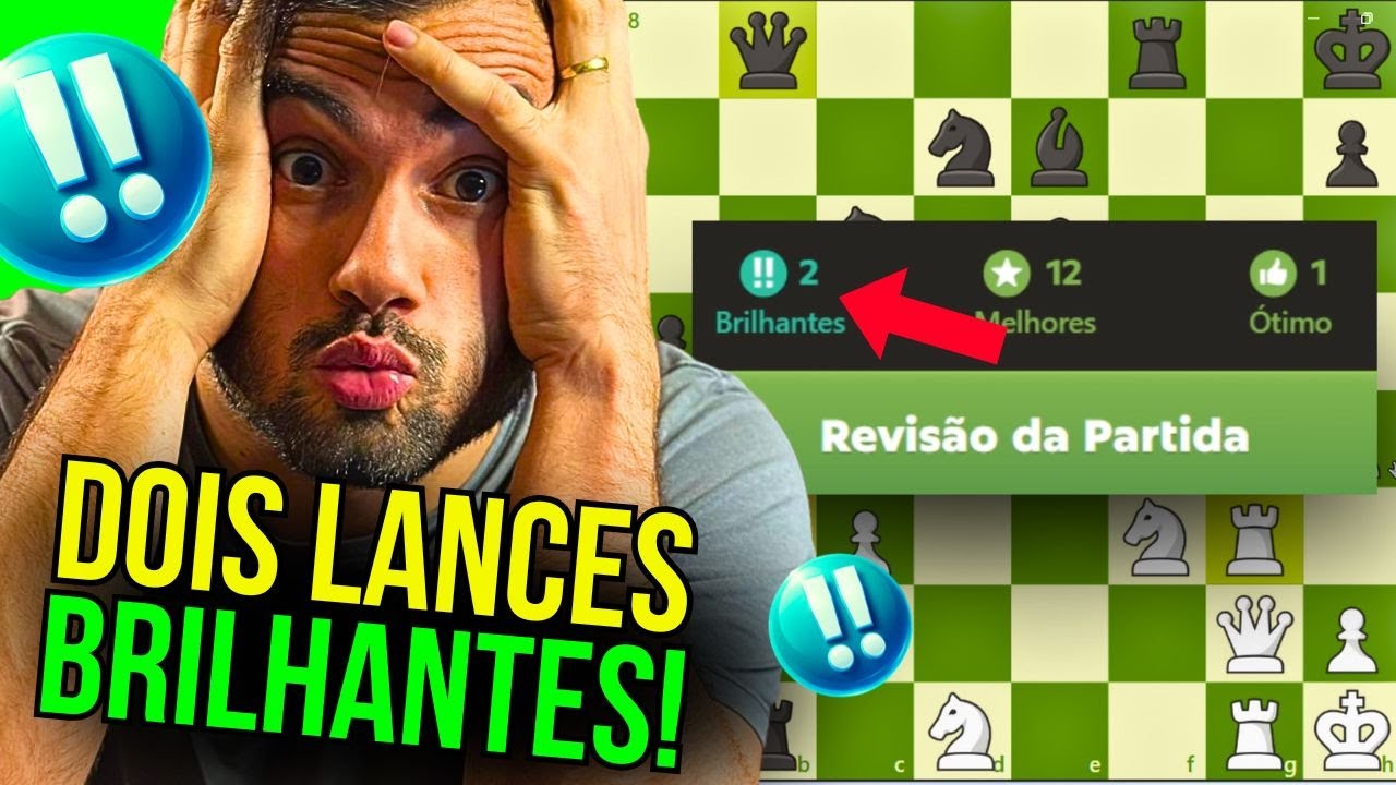 Fiz DOIS LANCES BRILHANTES na ABERTURA!! Em busca do top3 do chess.com
