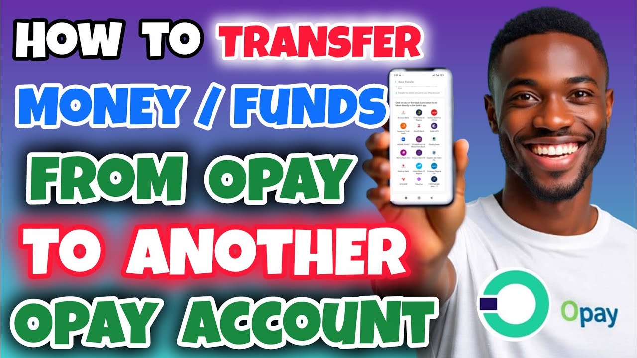 Как перевести деньги с Opay на другой счёт Opay | Отправьте деньги пользователю Opay через мобиль...
