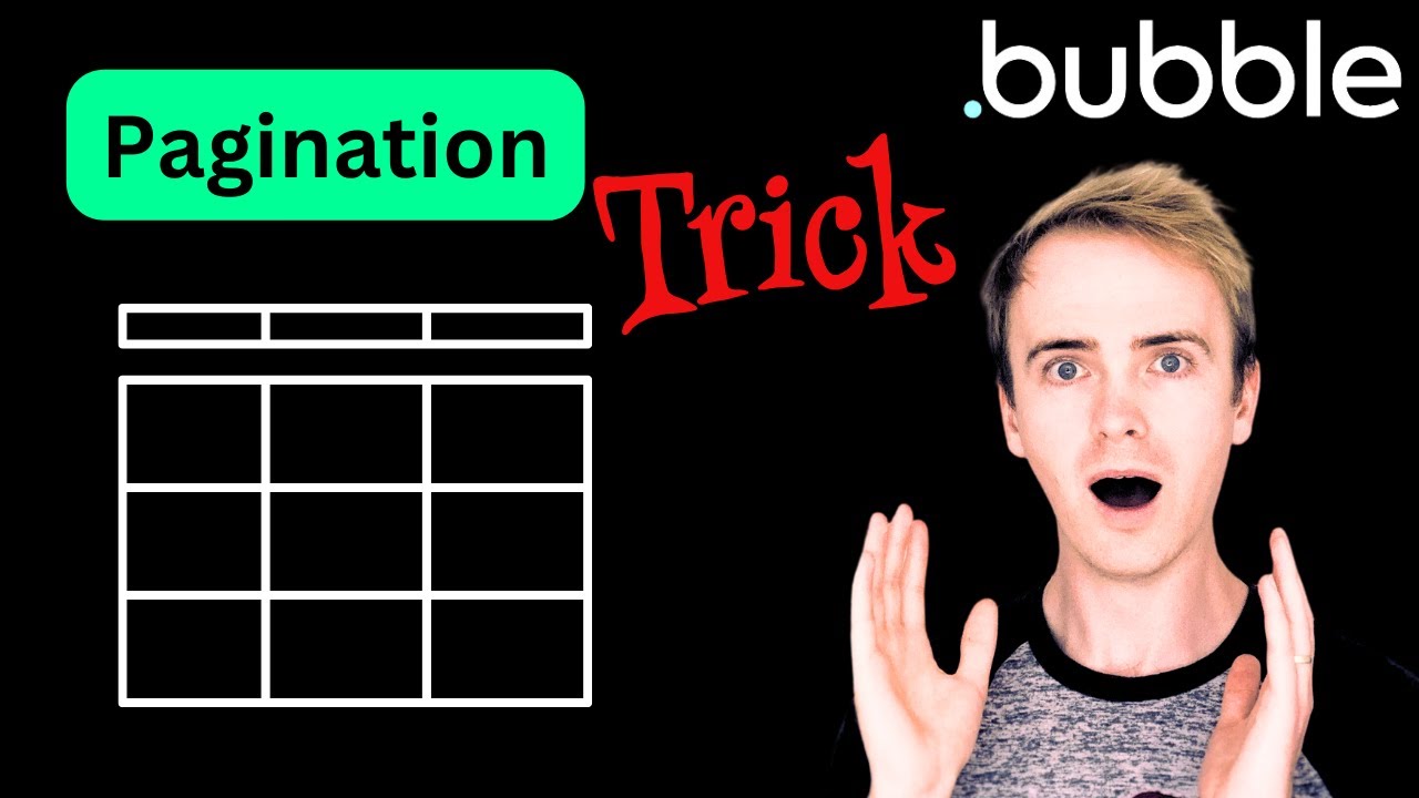 Pagination with the Bubble Table Element #bubble #nocode #tutorial