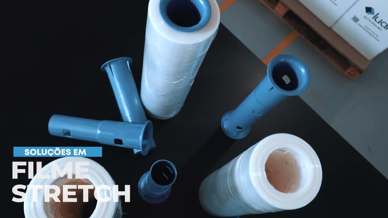 Filme Stretch convencional sem tubete - Luari Embalagens
