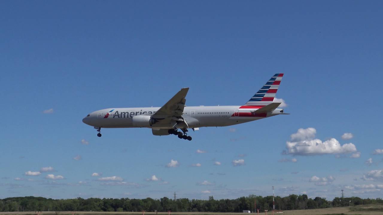 4K: Boeing 737, 757 and 777 landing at Cleveland Hopkins KCLE 8/6/2016