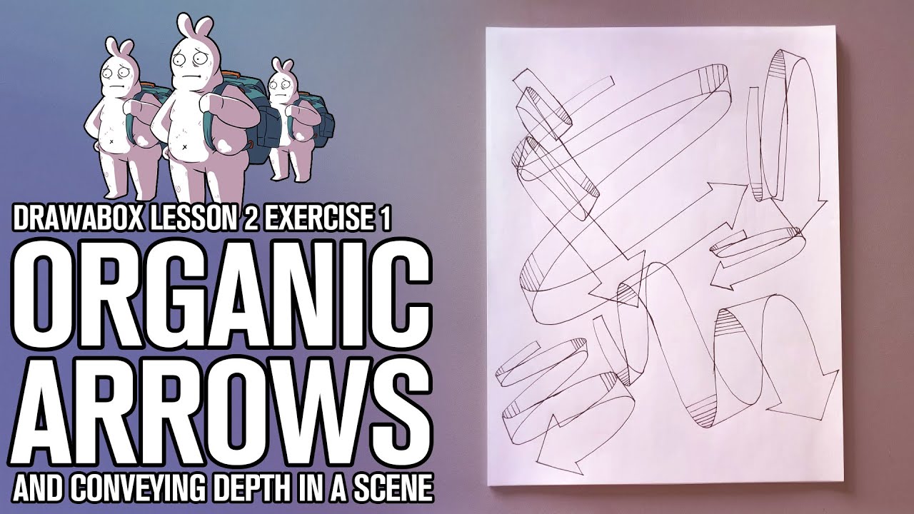 Урок Drawabox 2: Органические стрелки
