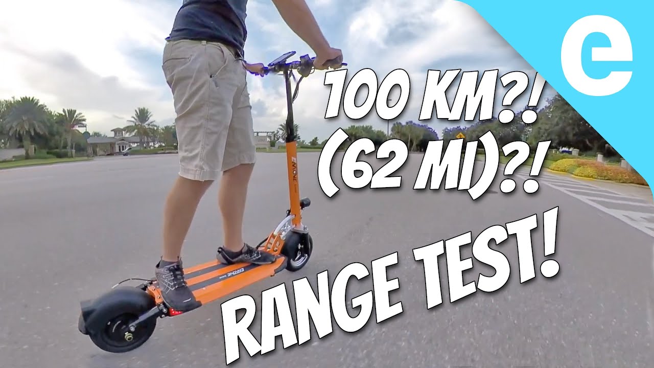 E-Scooter with 100 km (62 mi) range? I tested it!