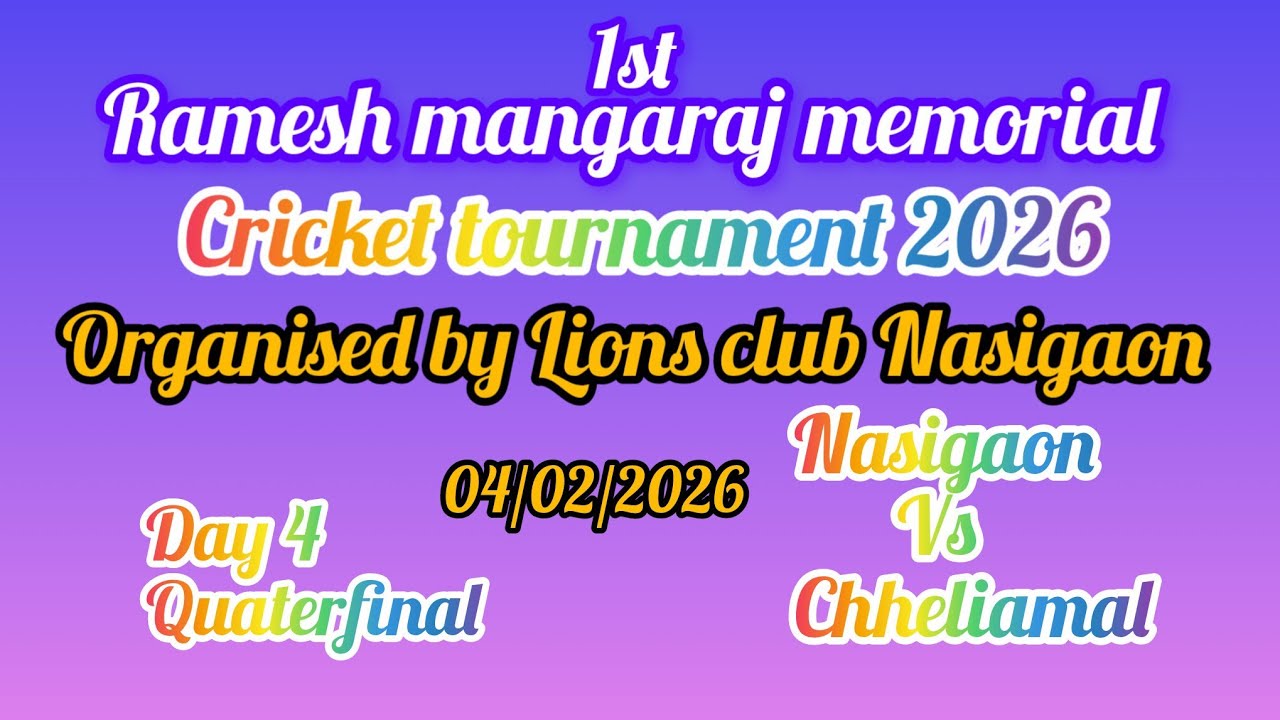 Nasigaon vs chheliamal quaterfinal 