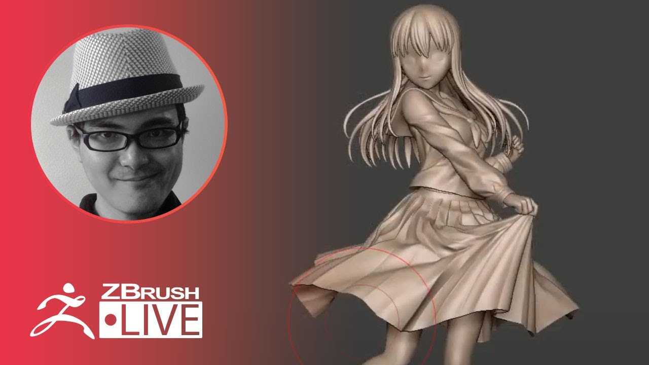 [JA] 3Dプリント用キャラクターの作り方 - Sakaki Kaoru - ZBrush 2021