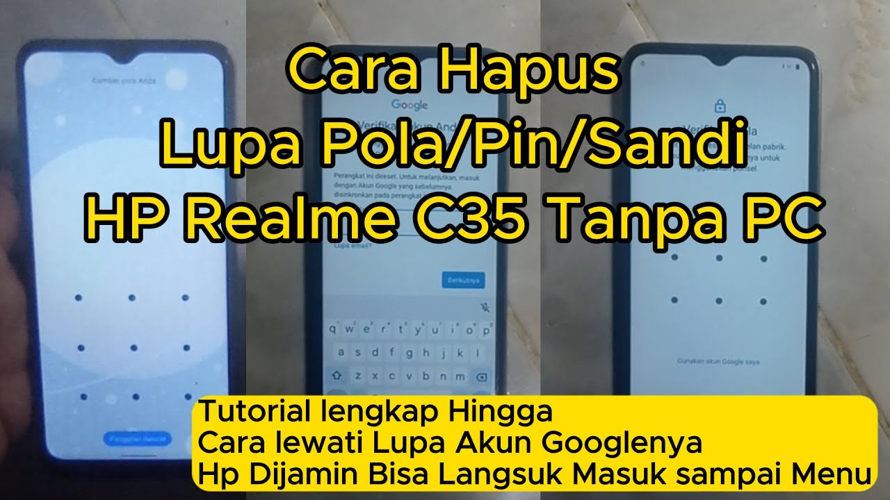 Realme c35 lupa pola tanpa PC