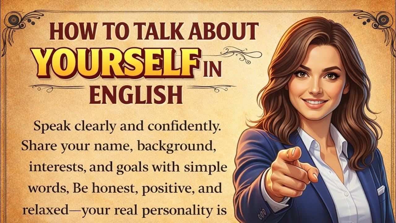 How to talk about yourself in English #speakingeveryday #improveenglish @EnglishAvenuee#learnenglish