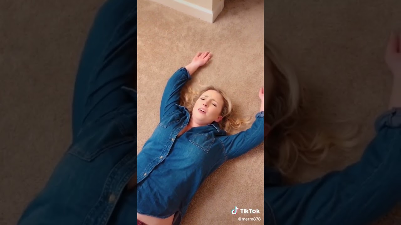 Pretty girl has hiccups