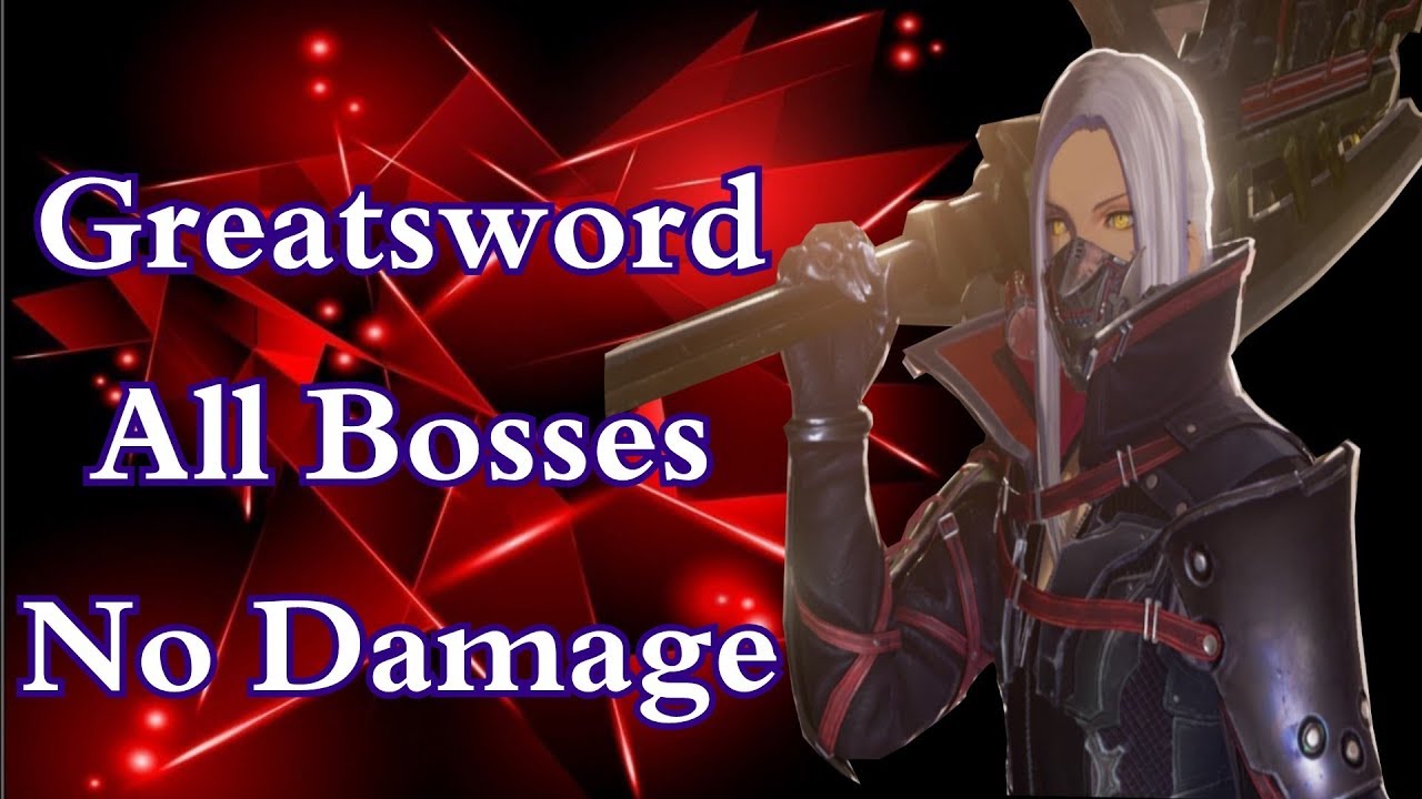 Code Vein Greatsword All Bosses No Damage ( Solo )