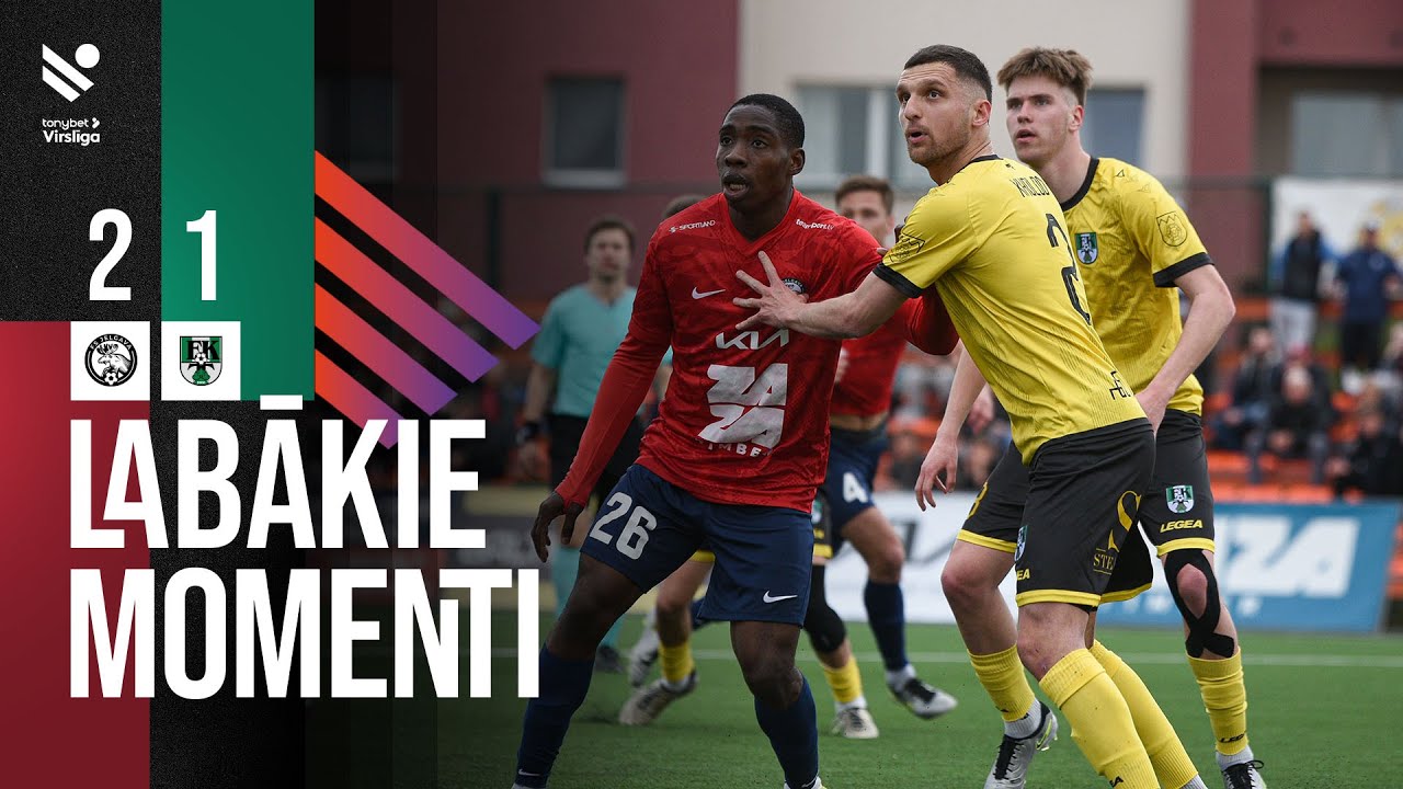 9. kārta: FS Jelgava 2:1 FK Tukums 2000 (Labākie momenti)