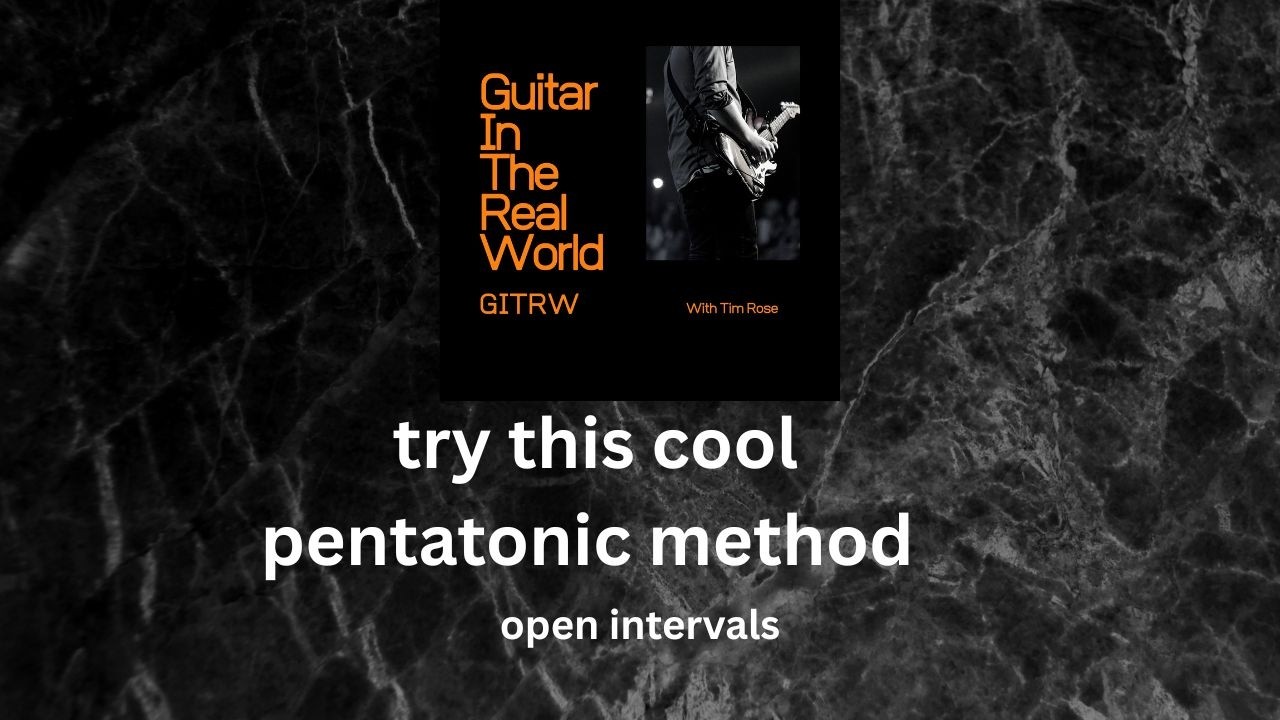 Try this approach with open pentatonic intervals 
