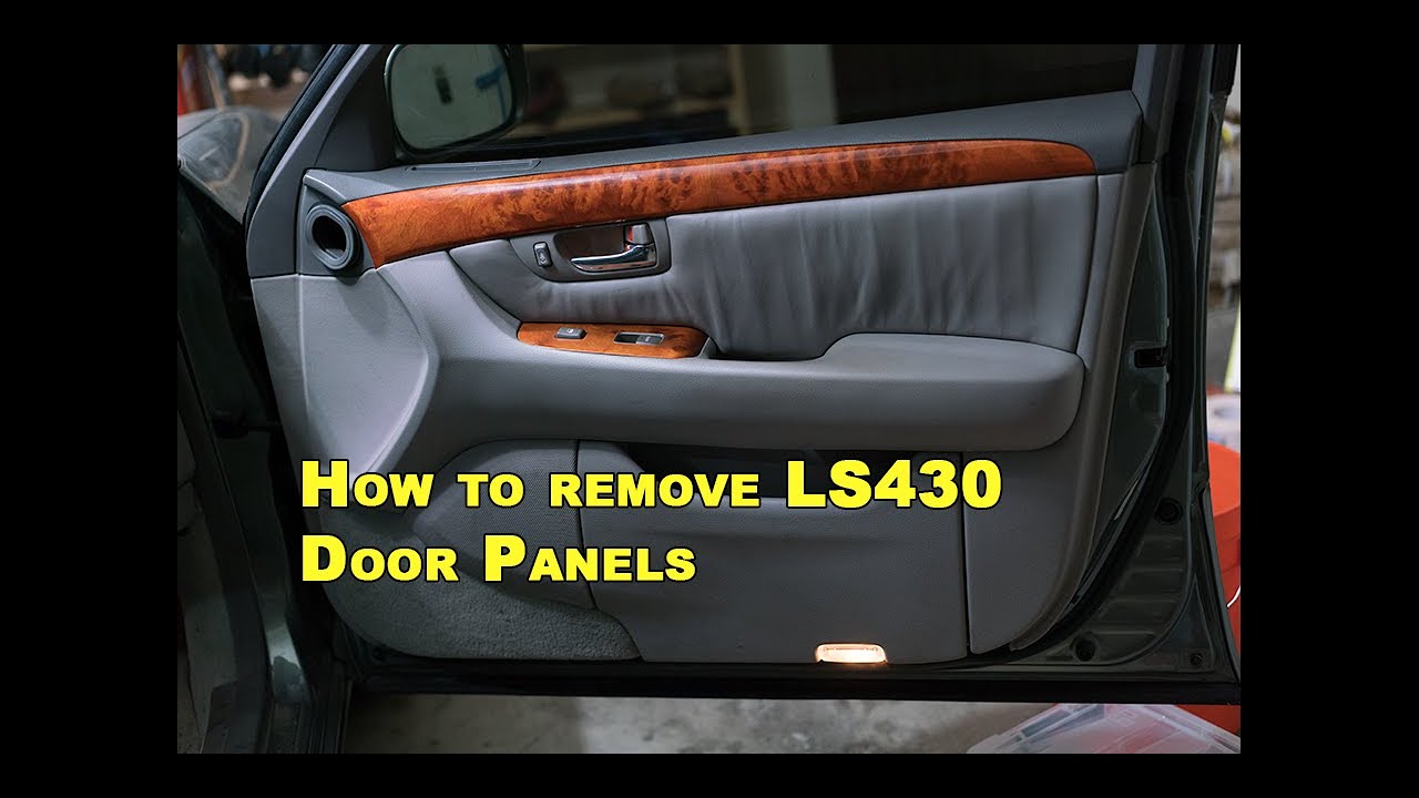 Lexus LS430 | Как снять переднюю дверную панель