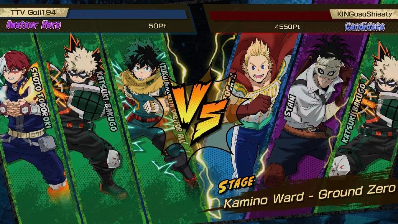 MY HERO ACADEMIA All’s Justice RANKED