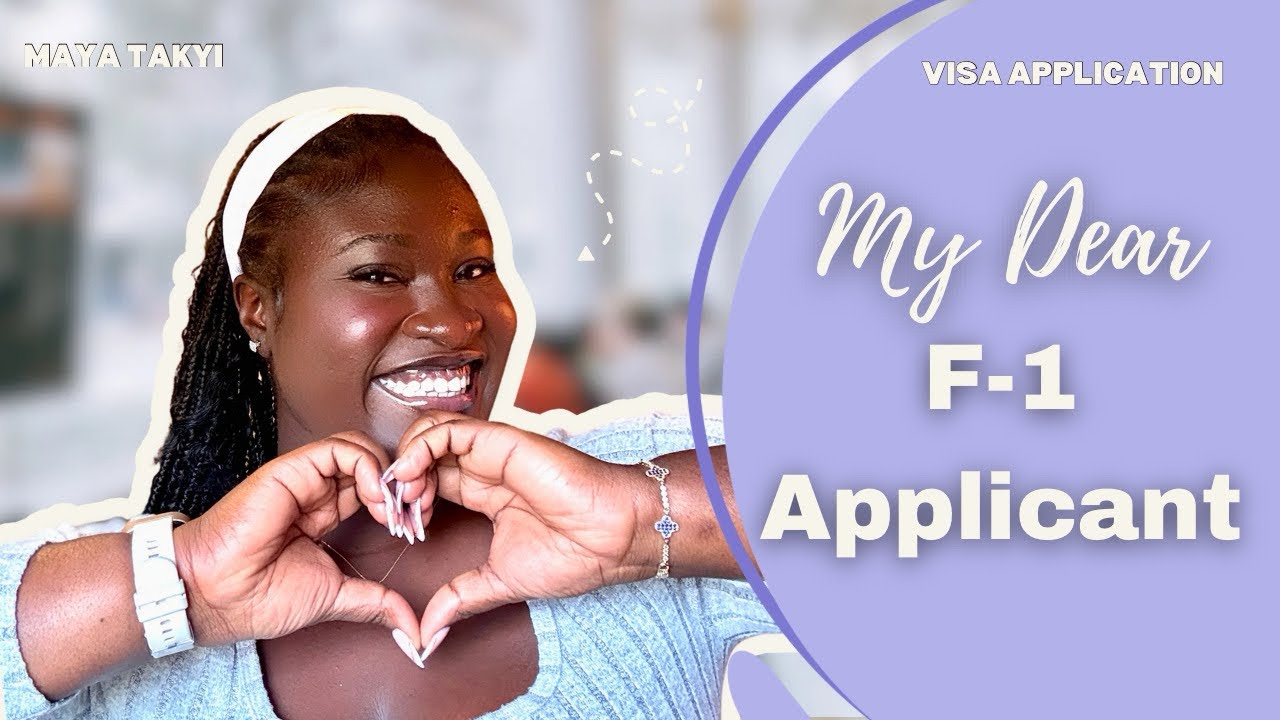 My dear F1 Visa Applicant