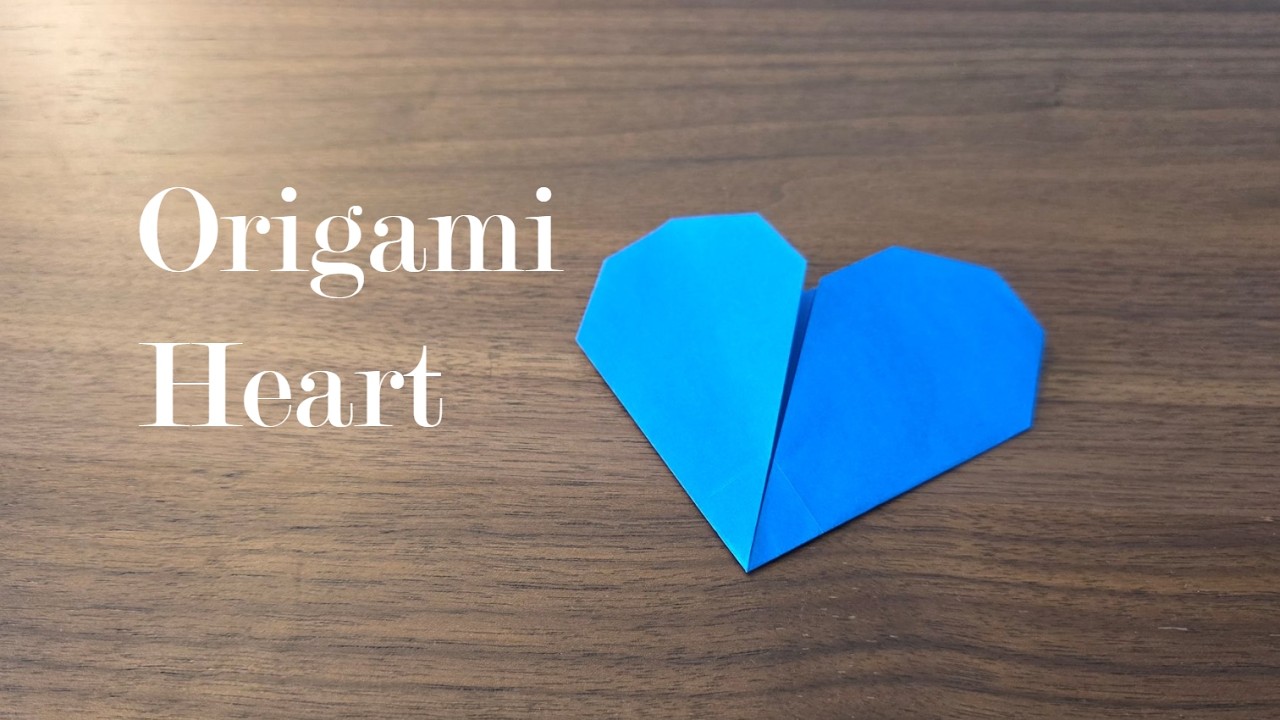 Origami Heart ❤️ | Easy Paper Heart Step-by-Step Tutorial for Beginners | DIY Paper Craft