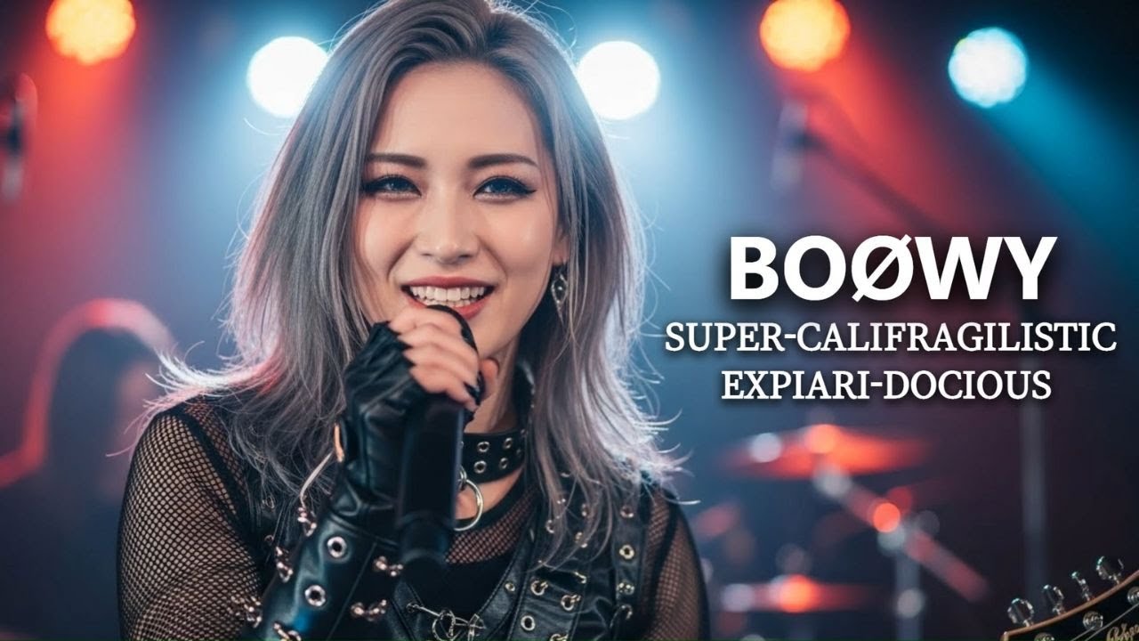 SUPER-CALIFRAGILISTIC-EXPIARI-DOCIOUS - BOØWY │ Metal Pop & High Tone Vocals │AI Generated Song