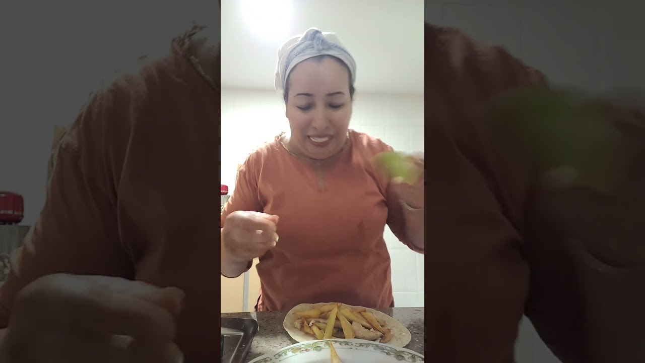 مع خالتو دريسية الد وأسهل شاورما دجاج بالبيت ب 10دقائق