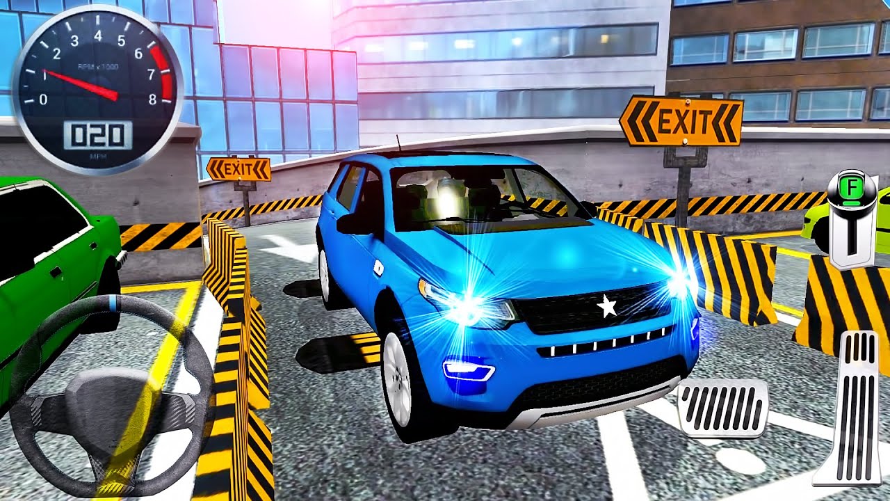 Multi Level Parking Simulator #5 - Sport Ranger Rover Car Drive Multi-Storey - Android GamePlay
