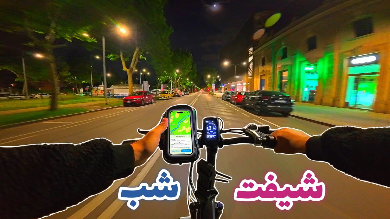 دلیوری غذا تو یه شب تابستونی ایتالیا 🌙🚴‍♂️ | ولاگ دلیوری غذا با دوچرخه تو ایتالیا