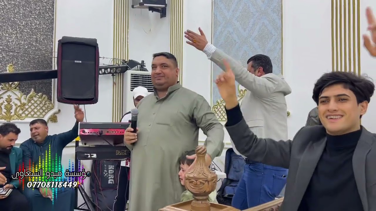 دبكات الفنان الكبير مروان السبعاوي والعازف سيمو حفلة زواج رسول احمد