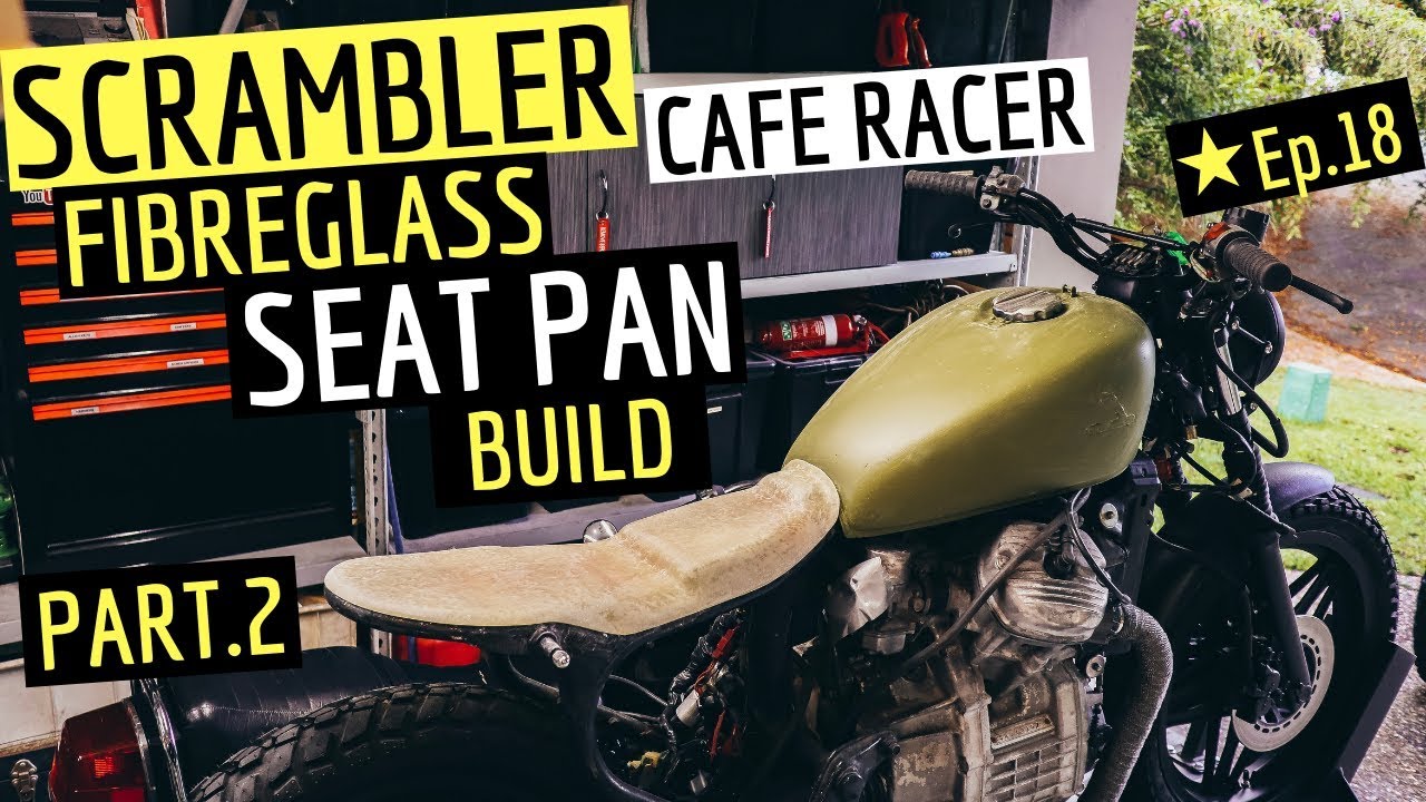 How to Build a Scrambler ★ Cafe Racer Seat Pan [Part.2] Step By Step Ep.18