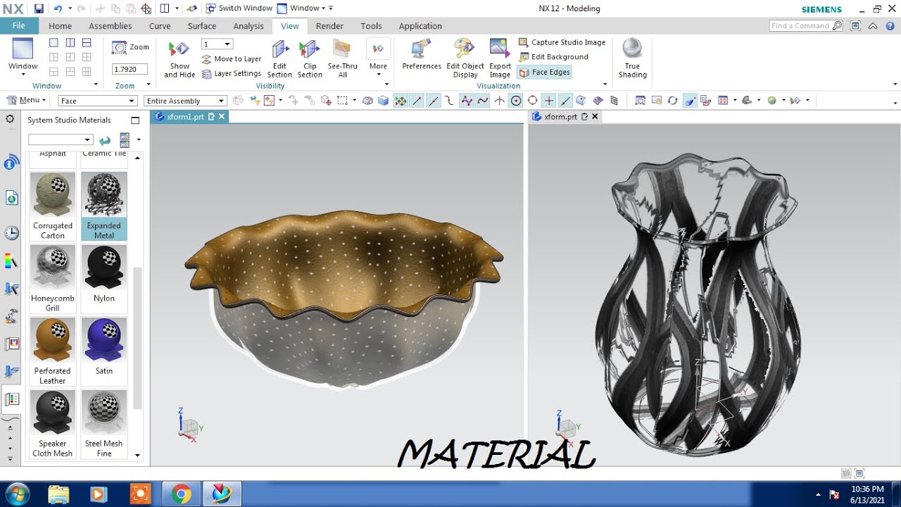 #NX CAD #MATERIAL #SCENES