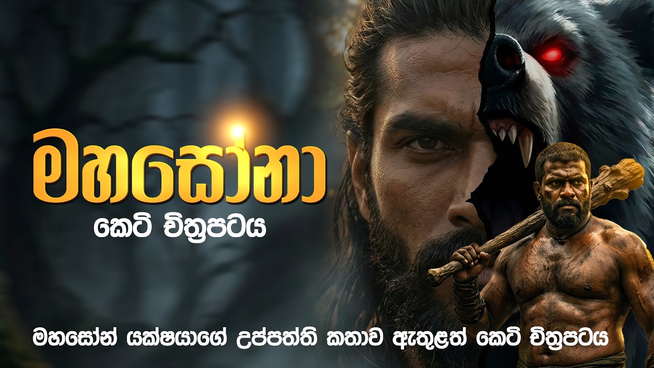 මහසෝන් යක්ෂයා ගේ උප්පත්ති කතාව |Mahasona| Mahasona Ai movie #ai #movie #mahasona #sinhala #cartoon