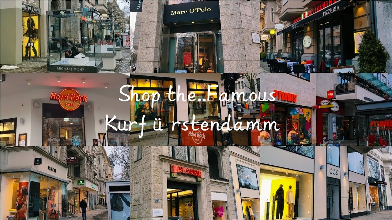 Most expensive brands shops street @ Kurfürstendamm🔥 #germany #usa #europe #india #paris #india  