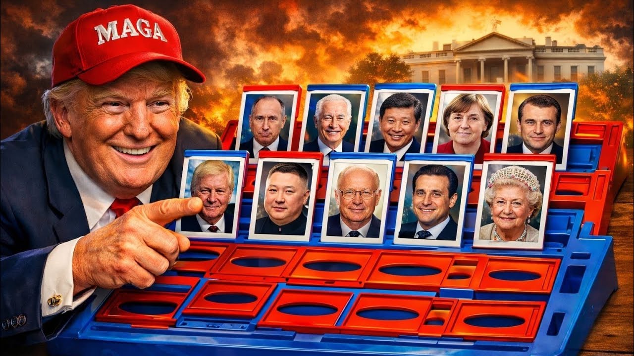 TRUMP GIOCA A “INDOVINA CHI?” CON I POTENTI DEL MONDO 🔥 (LIVE)