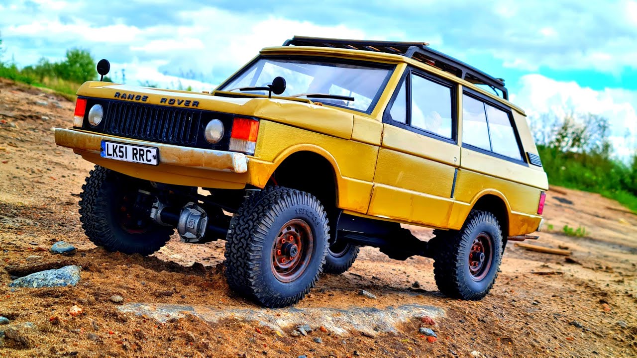 Древний 2-х дверный LR RANGE ROVER ... Отличная копийка на шасси HPI Venture 4x4