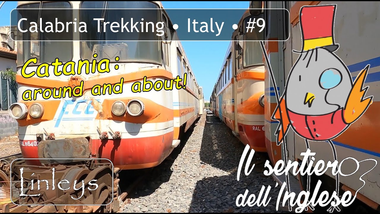 Catania Bars • Borgo Ferrovia Circumetnea • Metro • Loco FCE 14 • Loco R.370.012 • Italy • Day 9