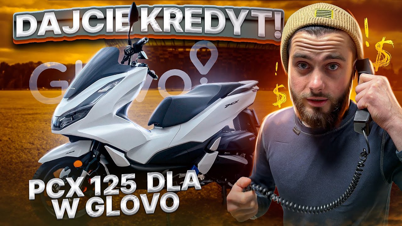 KUPIŁEM NOWY MOTOCYKL #hondapcx150 BY ZARABIAĆ JAKO #dostawca W #glovo #ubereats #wolt W #warszawa