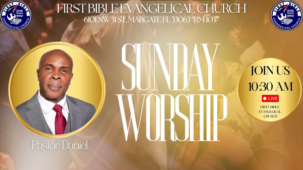 SERVICE DU DIMACHE MATIN | 02/08/2026 | FBEC | PAST. DANIEL EXANTUS | 6101 NW 31 ST MARGATE FL 33063