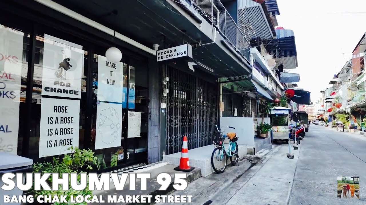 🇹🇭4K | Walking Soi Sukhumvit 95, Bang Chak: Local Street Markets of Bangkok