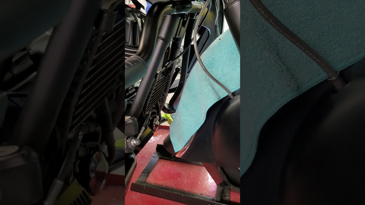 2016 Chieftain Dark Horse Highway bars and lower fairings.