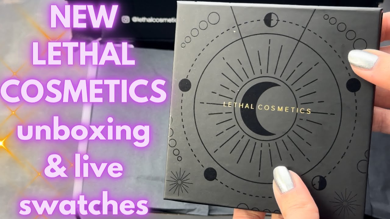 Unboxing the NEW Lethal Cosmetics Pure Metals, Multichromes & Prism Multichrome Flakes