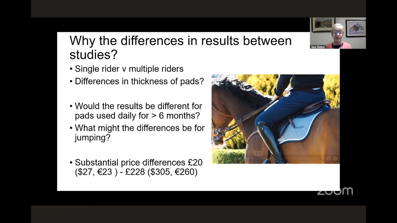 Live with Dr. Sue Dyson: Making Informed Decisions About Equine Products