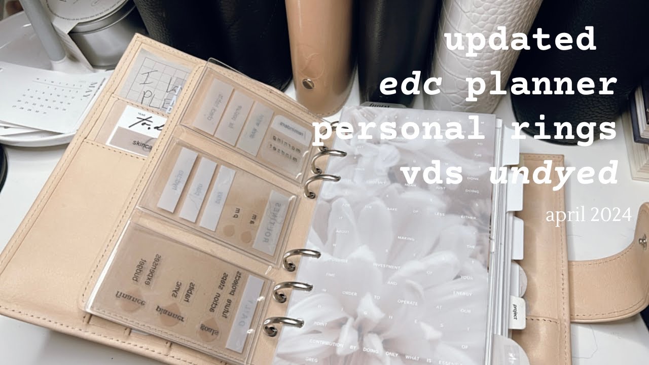 updated edc planner + deco + cover VDS UNDYED