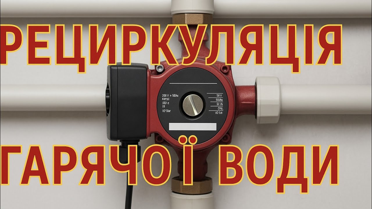 Рециркуляція гарячого водопостачання. Як зробити, щоб не чекати теплу воду, тепла вода із крана.