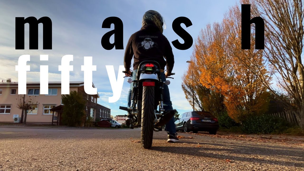Mash fifty - 50ccm Moped im Retro Stil - Vorstellung + Fahrszenen