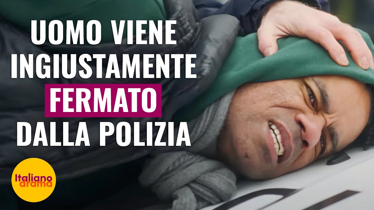 UOMO VIENE INGIUSTAMENTE FERMATO DALLA POLIZIA | @Drama Italiano