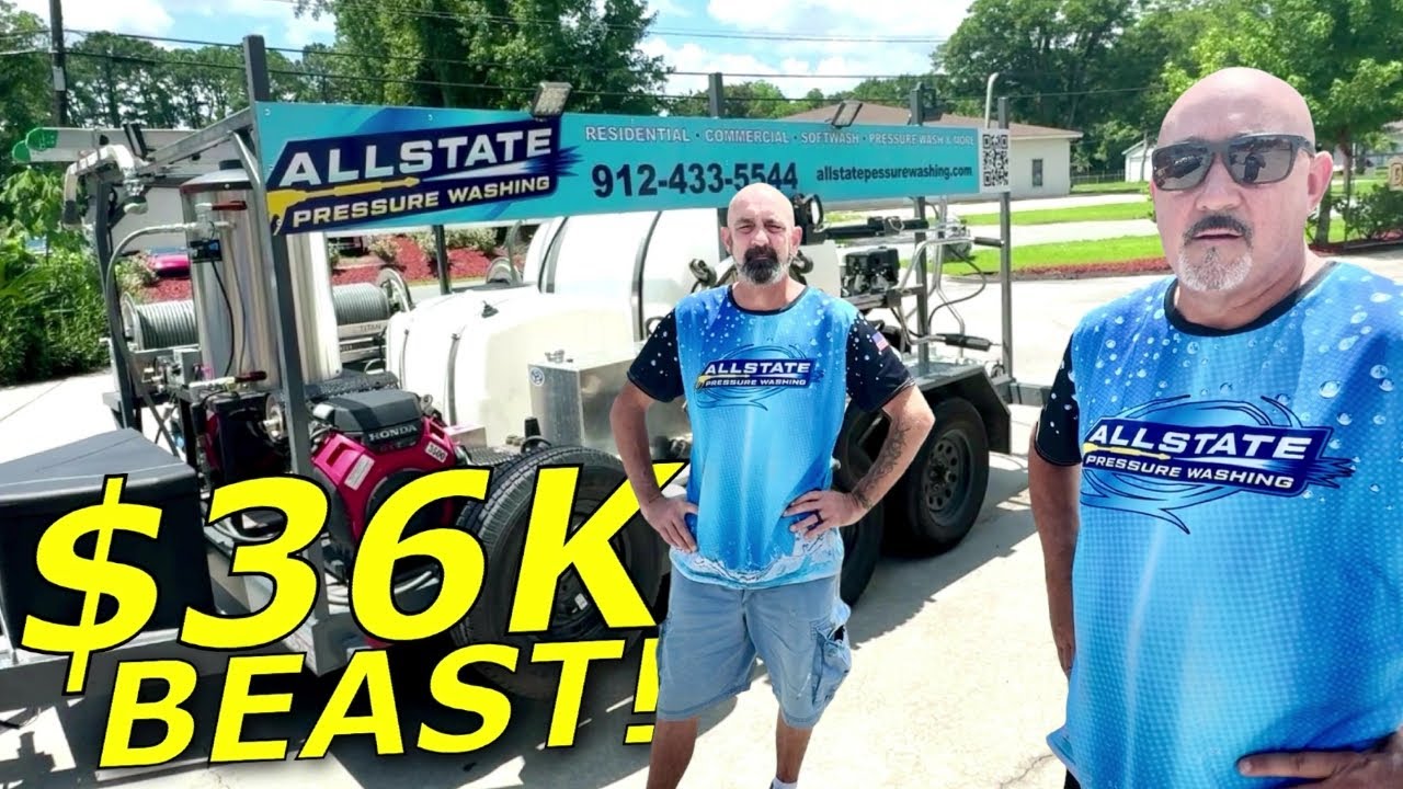 $36K Pressure Washing Trailer Walkthrough