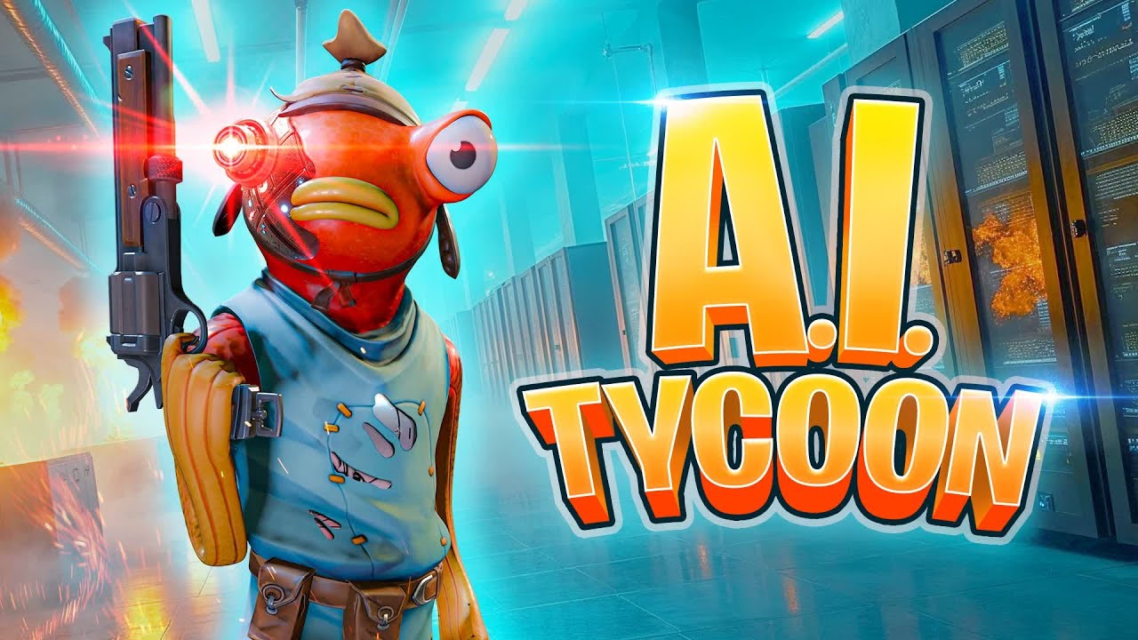 FORTNITE AI TYCOON 🔄 5+ REBIRTHS 💿 13/15 DATASETS 👨‍💻 BOSS 💀 3 PARKOURS 📈 MAP CODE: 3417-9866-5983