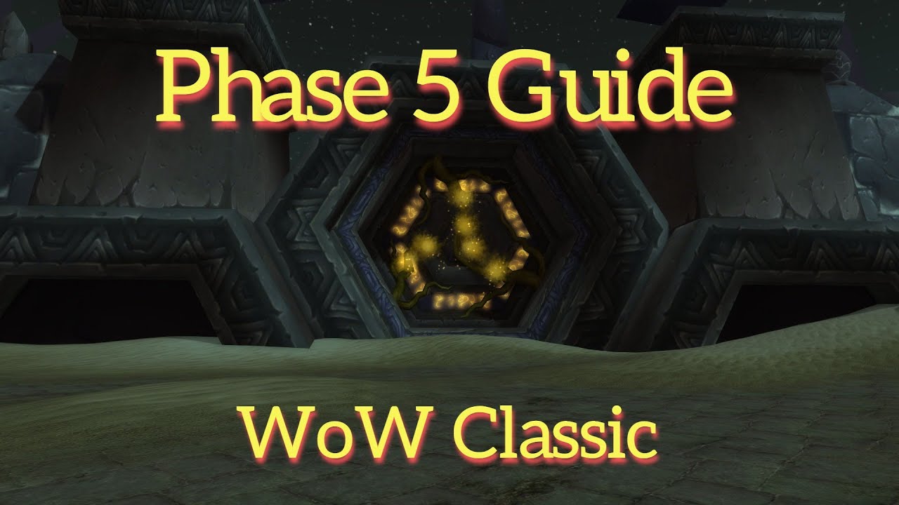 WoW Classic---Phase 5 Release Date---War Effort and Scepter of Shifting Sands