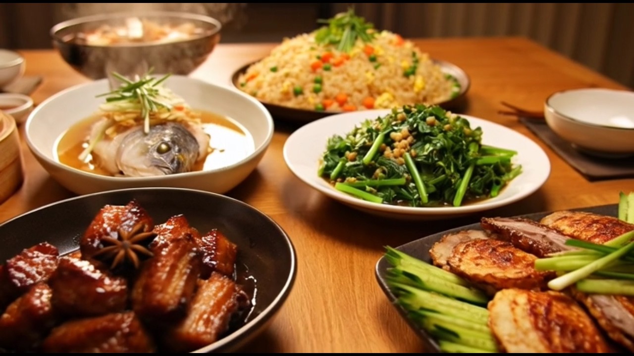 AI Concept: Review about the Chinese's food by lady chef